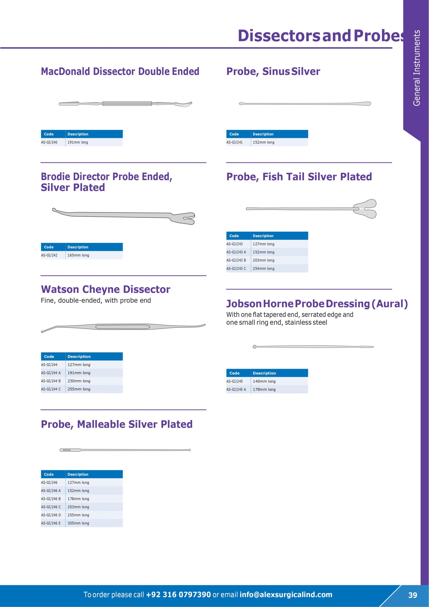 Dissectors and Probes